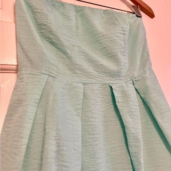 J. Crew Strapless Seersucker Dress 👗 Size 6 & Pockets! - Picture 3 of 15